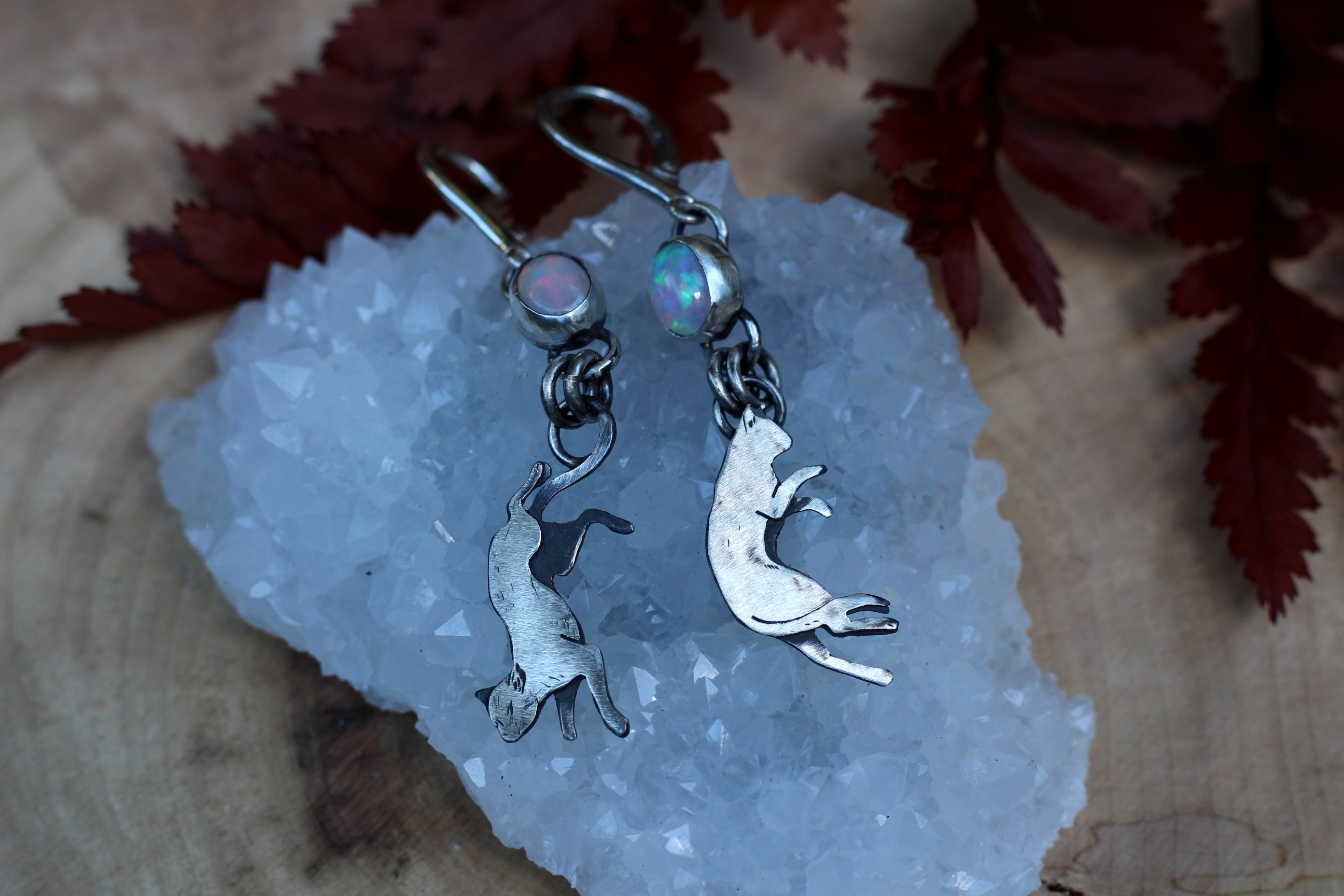 Dancing Opal Cats